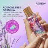 Blossom All Natural, Scented, Organic Plant-Based, Vegan, Cruelty Free, Acetone Free Nail Polish Remover, Infused with Real Flowers, Made in USA, 2 fl. oz., Lavender - Image 2