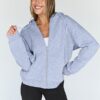 Trendy Queen Womens Zip Up Hoodies Oversized Sweatshirts Fall Fashion Outfits Sweaters Casual Jackets 2024 Winter Clothes - Image 2