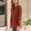 AUTOMET Long Sleeve Shirts Womens Pleated Business Casual Blouses with Smocked Cuffs - Image 3