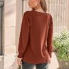 AUTOMET Long Sleeve Shirts Womens Pleated Business Casual Blouses with Smocked Cuffs - Image 4