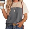 WIHOLL Womens Sleeve Crewneck