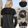 AURUZA Hoodies for Women with Pocket, Long Sleeve Sweatshirt Women Pullover, Causal Loose Fit Pullover Tunic Top Fall Clothes - Image 3