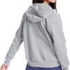 Hanes Women's Hoodie, Ecosmart Fleece Full-zip Hoodie, Zip-up Hooded Sweatshirt - Image 2