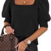 Puff Short Sleeve Sweater