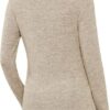 Women's Fall Long Sleeve Tunic Tops for Leggings V Neck Button Casual Blouse Sweatshirt - Image 2