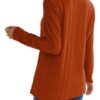 XIEERDUO Long Sleeve Tops for Women Tunics Buttons Front Slit - Image 4