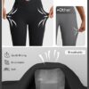 BALEAF Women's Knee Length Capri Leggings with Pockets High Waisted Stretch for Casual Summer Yoga Workout Exercise - Image 3