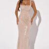 Sequin Mermaid Prom Dresses for Women 2025 Sparkly Scoop Neck Bodycon Long Formal Party Gown Open Back - Image 2