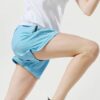 5 Pack: Womens Workout Gym Shorts Casual Lounge Set, Ladies Active Athletic Apparel with Zipper Pockets - Image 6