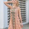 Summer Dresses for Women Beach Boho Sleeveless Vintage Floral Flowy Pocket Tshirt Tank Sundresses - Image 4