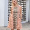 Summer Dresses for Women Beach Boho Sleeveless Vintage Floral Flowy Pocket Tshirt Tank Sundresses - Image 3