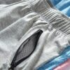 5 Pack: Womens Workout Gym Shorts Casual Lounge Set, Ladies Active Athletic Apparel with Zipper Pockets - Image 2