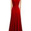 MUSHARE Women's V Neck Sleeveless Split Formal Dress Cocktail Party Prom Long Dresses - Image 3
