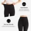 SINOPHANT High Waisted Leggings for Women - Full Length Capri Buttery Soft Yoga Pants for Workout Athletic - Image 4