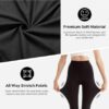 SINOPHANT High Waisted Leggings for Women - Full Length Capri Buttery Soft Yoga Pants for Workout Athletic - Image 3