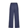 SMIDOW Capri Pants for Women Casual 2023 Summer Drawstring Elastic High Waist Linen Pant Straight Wide Leg Cropped Trouser - Image 3