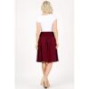 Simlu Skirts for Women Regular and Plus Size Skirt with Pockets Below The Knee Length Ruched Flowy Midi Skirt - Image 3