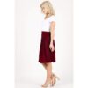 Simlu Skirts for Women Regular and Plus Size Skirt with Pockets Below The Knee Length Ruched Flowy Midi Skirt - Image 2