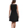 Vintage Floral Printed Summer A-Line Elegant Dresses Womens Beach Sundress Ladies Casual Boho Tank Dress - Image 4