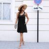 Vintage Floral Printed Summer A-Line Elegant Dresses Womens Beach Sundress Ladies Casual Boho Tank Dress - Image 3