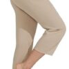 Willit Women's Yoga Capris Pants High Waist Leggings Crop Athletic Exercise Workout Capris Straight Leg 21" - Image 3