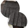 chouyatou Women's Casual Plaid High Waist A-Line Wool Pleated Short Skirt - Image 3