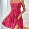 SOLY HUX Women's Sundress Smock Cami Mini Dress Sleeveless Swing A Line Short Dresses Casual Cute Summer Dresses - Image 4