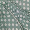 OSTOO Women's 2024 Summer Boho Floral Print Tiered Casual Flowy Long Maxi Dress Green Polka Dot - Image 5