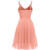 Ellames Women's 2024 Summer Dress Spaghetti Strap Cocktail Swing Beach Dresses V Neck Sundress - Image 3