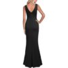 WOOSEA Women Sleeveless V Neck Split Evening Cocktail Long Dress - Image 2