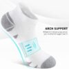 6 Pack Men's Ankle Socks With Cushion - Low Cut Athletic Sports Socks for Women Men 6-9/9-12/12-14 - Image 4