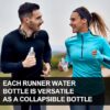 INOXTO Soft Flask,Collapsible Soft Water Bottles for Hydration Vests and Running Packs, Soft Flask Running Bottles for Hiking Cycling(250/500 ml) (2 PCS SMALL) - Image 5