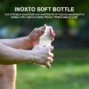INOXTO Soft Flask,Collapsible Soft Water Bottles for Hydration Vests and Running Packs, Soft Flask Running Bottles for Hiking Cycling(250/500 ml) (2 PCS SMALL) - Image 2