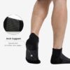 BAMBOO COOL Men's Athletic Ankle Socks Cushioned Moisture Wicking, Low Cut Running Mesh Socks Arch Support, 8 Pack - Image 2