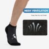 BAMBOO COOL Men's Athletic Ankle Socks Cushioned Moisture Wicking, Low Cut Running Mesh Socks Arch Support, 8 Pack - Image 3