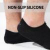 6/10 Pairs Non Slip No Show Socks Womens and Mens Low Cut Invisible Liner Ankle Socks - Image 2