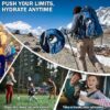 National Parks Water Bottle with Stickers | 32oz Wide Mouth Leakproof Stainless Steel Bucket List Insulated Bottle for Camping & Hiking | Gifts for Hikers | BPA-Free [WHITE] - Image 4