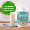 Orgain Organic Vegan Protein Powder, Fruity Cereal - 21g Plant Based Protein, 8g Prebiotic Fiber, Low Net Carb, No Lactose Ingredients, No Added Sugar, Non-GMO, For Shakes & Smoothies, 2.03 lb - Image 4