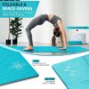 Foldable Yoga Mat for Travel, 68"x24" Folding Travel Gym Mat for Women Yoga Studio, Packable and Portable Pilates Mat with Storage Bag Easy to Carry, Lightweight Travel Workout Mat, 4mm - Image 6