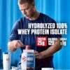 Dymatize ISO100 Whey Protein Powder Isolate, Gourmet Vanilla, 25g of Protein, 20 Servings, 5.5g BCAAs, Less Than 120 Cal., Gluten Free, 1g Fat, 1g Sugar, 2g Carb - Image 2