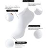 ACCFOD Womens Ankle Socks Athletic Running Low Cut Socks With Tab 6 Pairs - Image 2