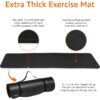 Amazon Basics 1/2 Inch Extra Thick Exercise Yoga Mat with Carrying Strap - Image 4