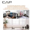 CAP Barbell 1/2-Inch High Density Exercise Yoga Mat with Strap | Multiple Options - Image 7