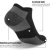 COOPLUS 12 Pack Mens Cushioned Ankle Socks, Low Cut Breathable Casual Socks (Shoe Size 6-11) - Image 5