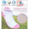 Womens Ankle Anti-blister Thick Cushioned Wicking Odor Resist Athletic Running Socks 5 Pairs - Image 4
