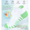 Womens Ankle Anti-blister Thick Cushioned Wicking Odor Resist Athletic Running Socks 5 Pairs - Image 3