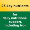 Nature Made Multivitamin Tablets with Iron, Multivitamin for Women and Men for Daily Nutritional Support, 130 Tablets, 130 Day Supply - Image 3