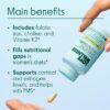Love Wellness Daily Love Multivitamin for Women | Supports Energy, Cortisol, Immune Health, Stress Relief, & PMS | Complete with Vitamin D, C, Iron, Calcium, Zinc, & Biotin, Magnesium | 60 Count - Image 3