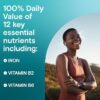 One A Day Women's Active Metabolism Daily Essential, Multivitamin for Women, Metabolism Support, Vitamins for Women with All 8 B-Vitamins, Vitamin D, Magnesium & More,120 Count - Image 3