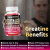 Creatine Monohydrate Gummies 5000mg for Men & Women, Chewables Creatine Monohydrate for Muscle Strength, Muscle Builder, Energy Boost, Pre-Workout Supplement(90 Count)-Strawberry. - Image 3